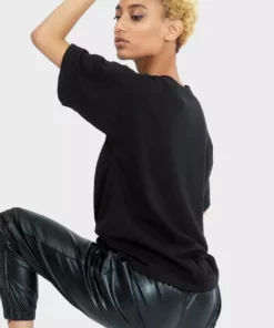 337 Brand Circularity Upcycled T-shirt - Black Recycled + Upcycled