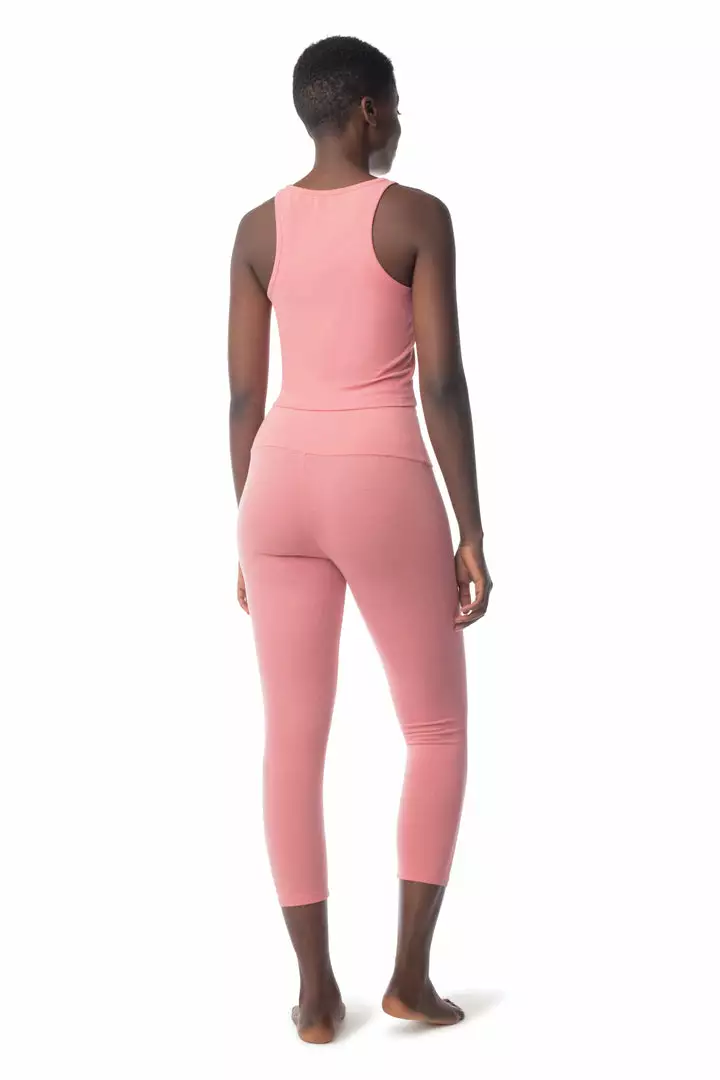 Synergy Organic Clothing Sale 7/8 Legging - Mauve 2 Synergy Organic Clothing Sale 7/8 Legging - Mauve