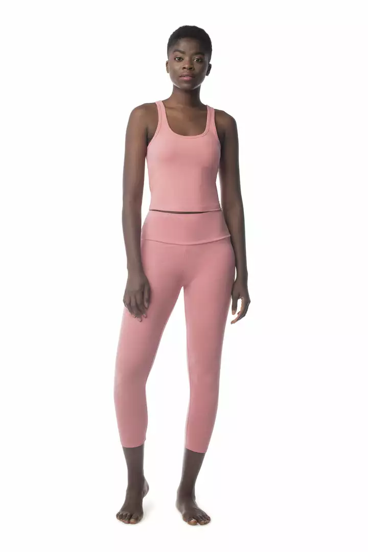 Synergy Organic Clothing Sale 7/8 Legging - Mauve 4 Synergy Organic Clothing Sale 7/8 Legging - Mauve