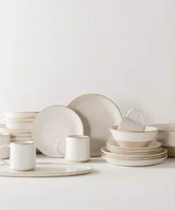 Convivial Minimal Stoneware Dinnerware Set New Arrivals