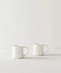 Convivial Minimal Porcelain Mug Set