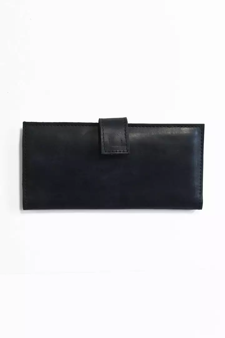 Purse & Clutch Accessories Leather Wallet - Ink Black 1 Purse & Clutch Accessories Leather Wallet - Ink Black