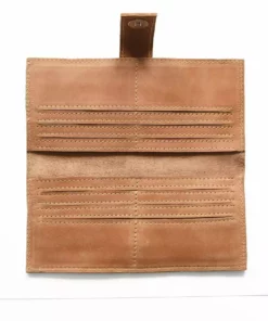 Purse & Clutch Leather Wallet - Caramel