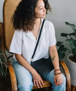 Purse & Clutch Leather Crossbody - Ink Black Best Sellers