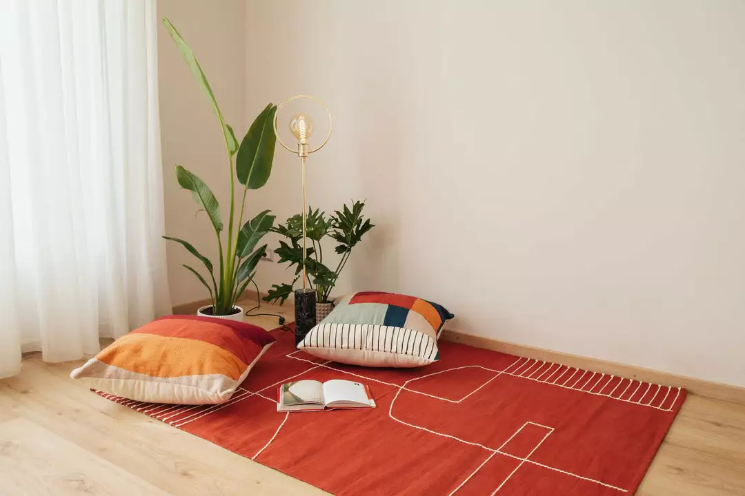 Kiliim Solid Temple Rug Home Goods 2 Kiliim Solid Temple Rug Home Goods