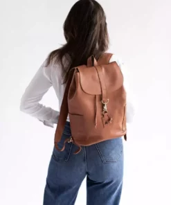 Abby Alley Adelaide Backpack - Chestnut