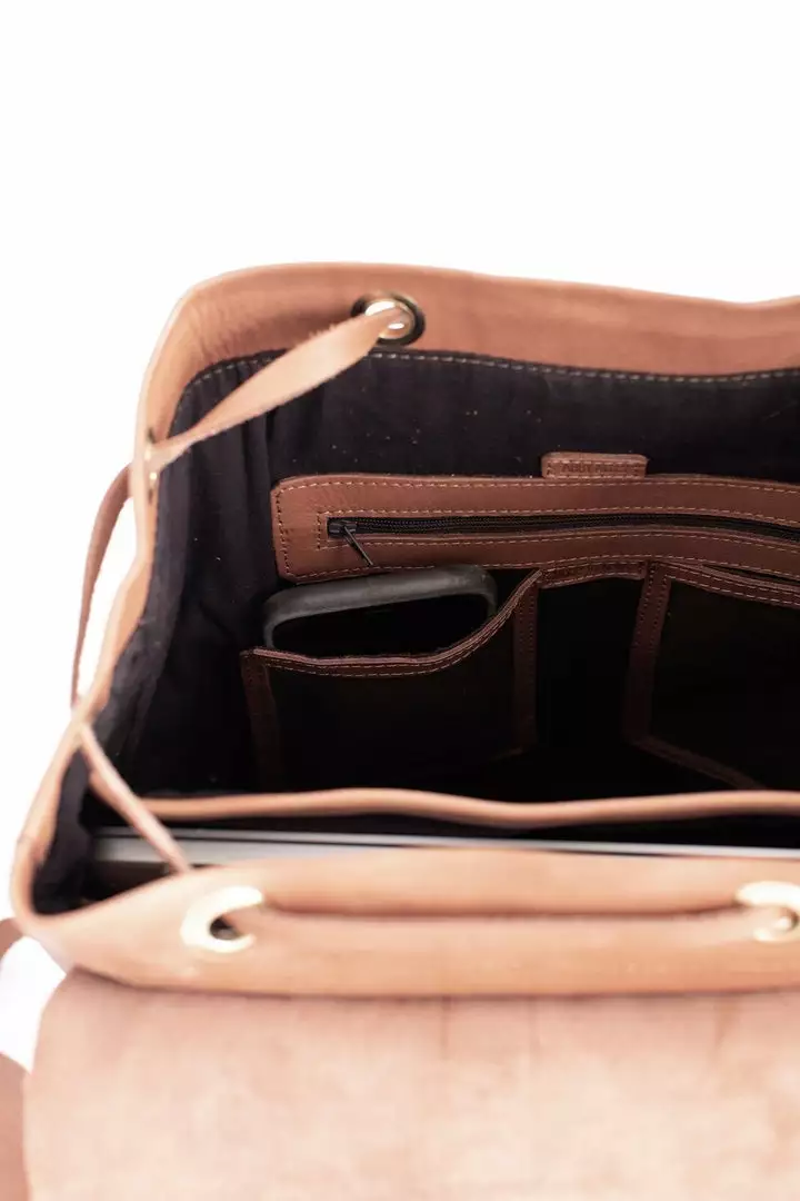 Abby Alley Adelaide Backpack - Chestnut 3 Abby Alley Adelaide Backpack - Chestnut