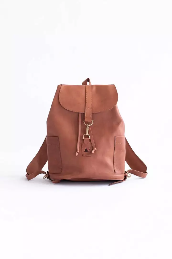Abby Alley Adelaide Backpack - Chestnut 1 Abby Alley Adelaide Backpack - Chestnut