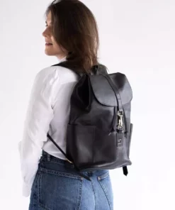 Abby Alley Handcrafted Adelaide Backpack - Black