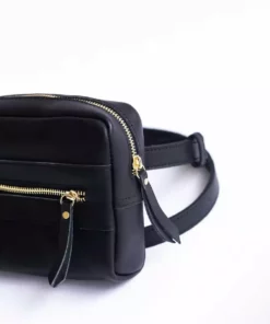 Abby Alley Handcrafted Brenda Belt Bag - Black 8 Abby Alley Handcrafted Brenda Belt Bag - Black