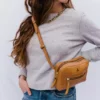Abby Alley Handcrafted Brenda Belt Bag - Tan