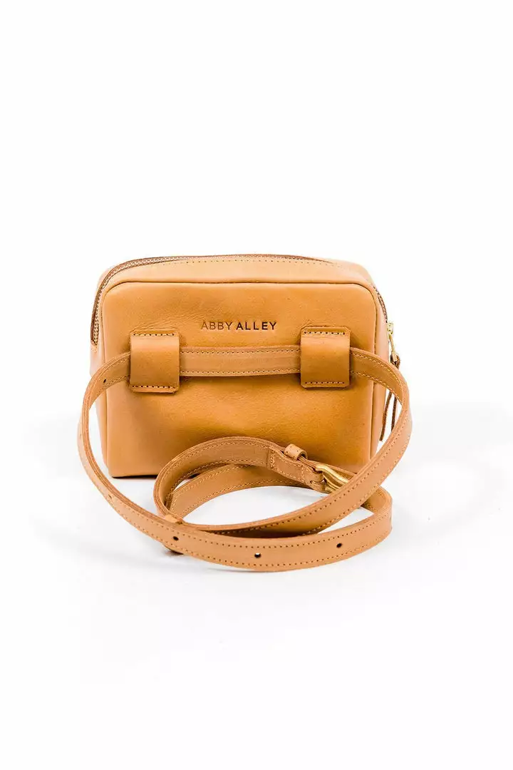 Abby Alley Handcrafted Brenda Belt Bag - Tan 5 Abby Alley Handcrafted Brenda Belt Bag - Tan