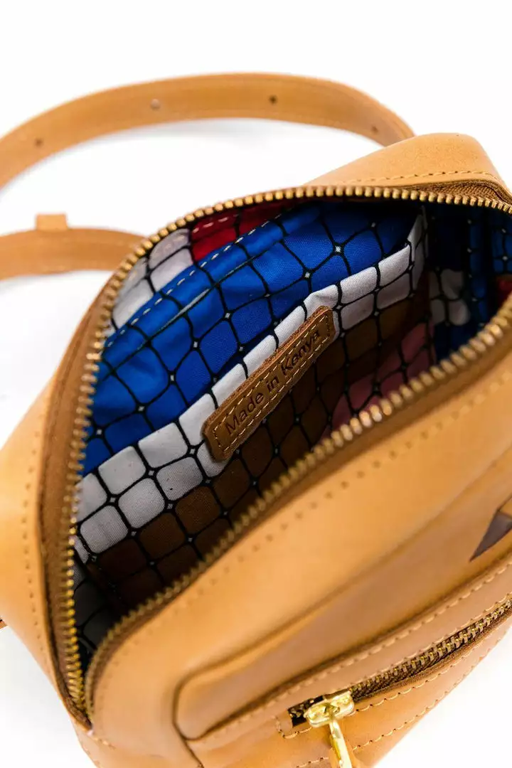 Abby Alley Handcrafted Brenda Belt Bag - Tan 6 Abby Alley Handcrafted Brenda Belt Bag - Tan