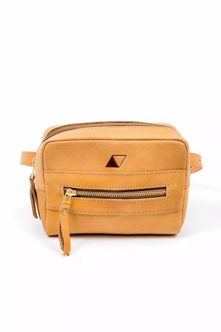 Abby Alley Handcrafted Brenda Belt Bag - Tan 3 Abby Alley Handcrafted Brenda Belt Bag - Tan