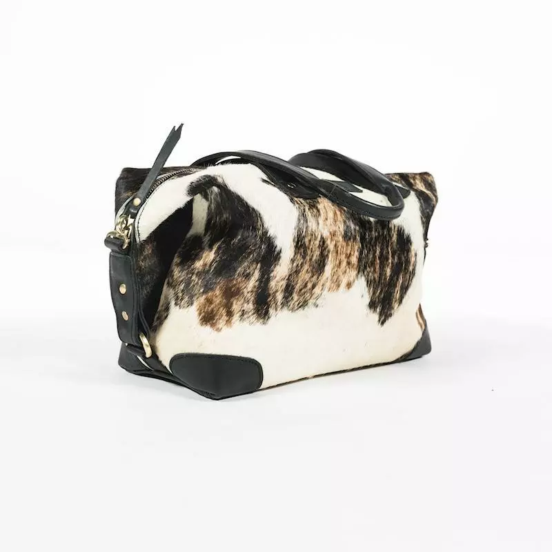 Abby Alley Ellen Handbag - Black Cow Hair Handcrafted 9 Abby Alley Ellen Handbag - Black Cow Hair Handcrafted