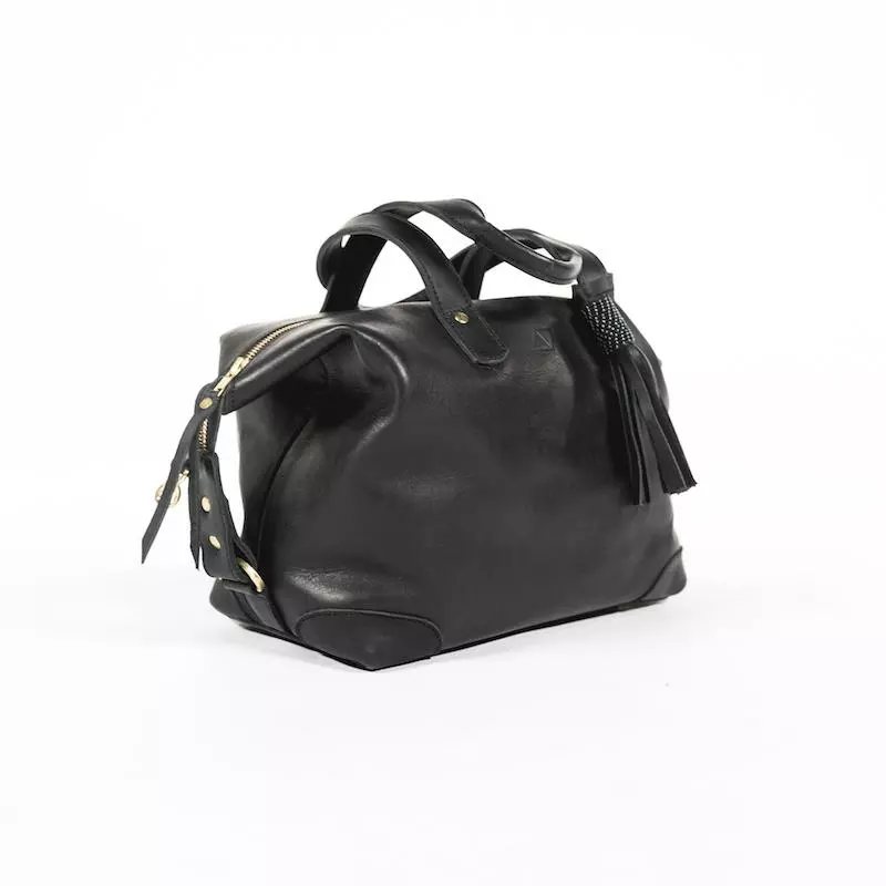 Abby Alley Handcrafted Ellen Handbag - Black 4 Abby Alley Handcrafted Ellen Handbag - Black