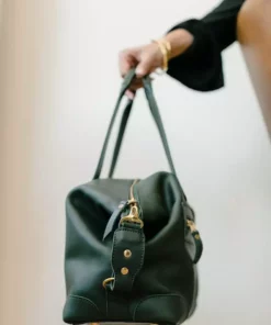 Abby Alley Handcrafted Ellen Handbag - Evergreen