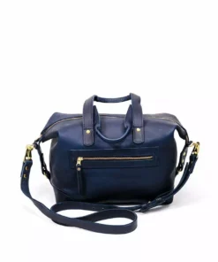 Abby Alley Handcrafted Ellen Handbag - Navy
