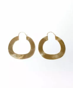 Abby Alley Flat Hoop Earrings
