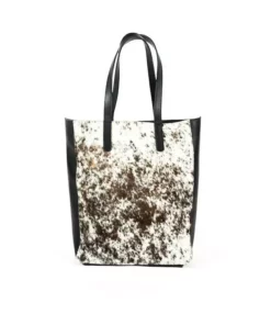 Abby Alley Joanie Tote - Black Cow Hair Handcrafted
