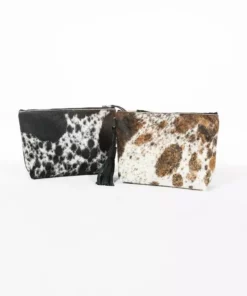 Abby Alley Handcrafted Keely Clutch - Black Cow Hair 10 Abby Alley Handcrafted Keely Clutch - Black Cow Hair