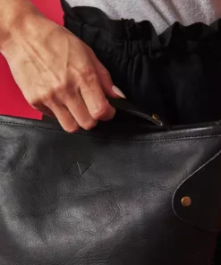 Abby Alley Handcrafted Keri Bucket Bag - Black