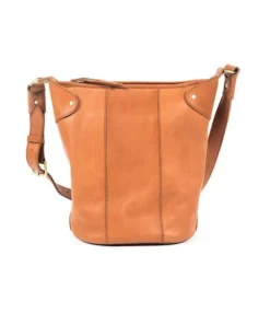 Abby Alley Keri Bucket Bag - Chestnut