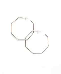 Abby Alley Octagon Hoop Earrings