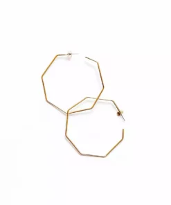 Abby Alley Octagon Hoop Earrings