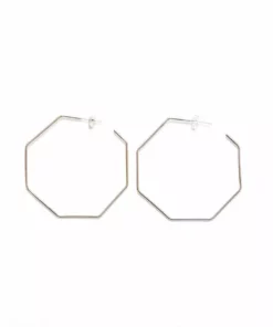 Abby Alley Octagon Hoop Earrings