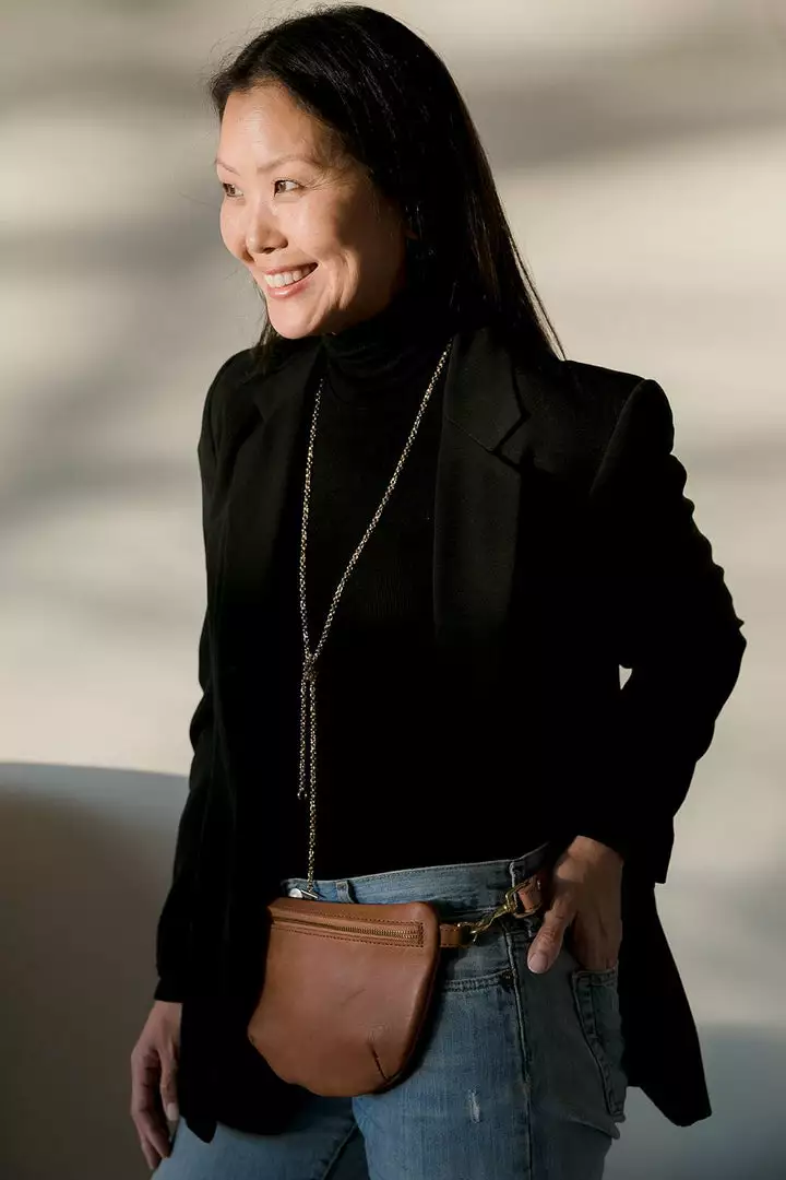 Abby Alley Handcrafted Sling Bag - Chestnut 4 Abby Alley Handcrafted Sling Bag - Chestnut