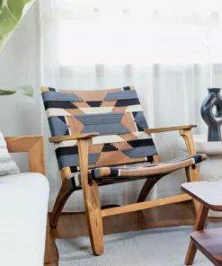 Masaya & Co. Abuelo Manila Arm Chair - Geometric Chief Furniture