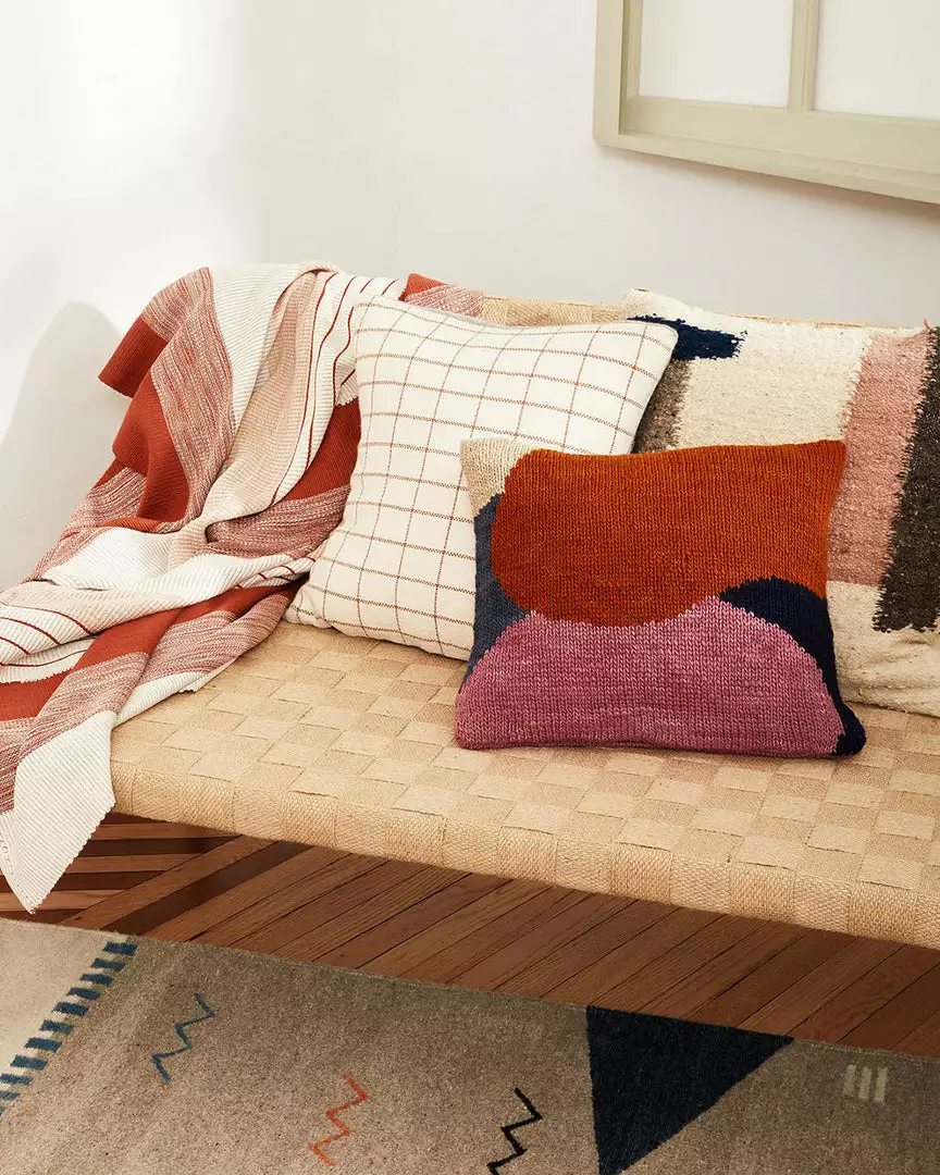 Minna Agnes Wool Throw Pillow 2 Minna Agnes Wool Throw Pillow