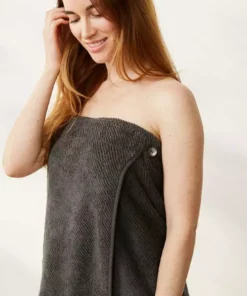 Coyuchi Air Weight Bath Wrap - Shadow