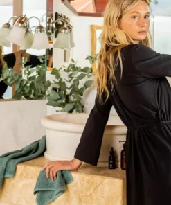 Coyuchi Air Weight Towels - Dusty Aqua Best Sellers