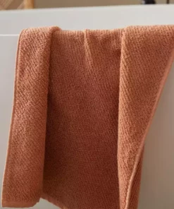 Coyuchi Air Weight Towels - Dusty Coral