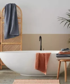 Coyuchi Air Weight Towels - French Blue Home Goods