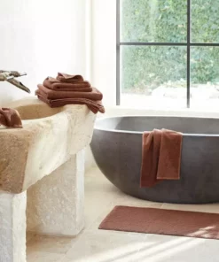 Coyuchi Home Goods Air Weight Towels - Redwood