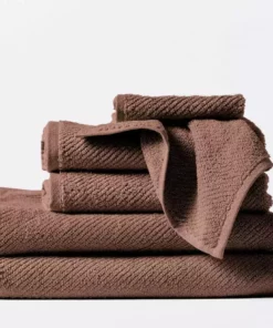 Coyuchi Home Goods Air Weight Towels - Redwood
