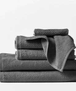 Coyuchi Home Goods Air Weight Towels - Shadow