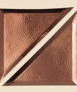 Sertodo Copper Aleppo Recycled Copper Triangular Platter Set