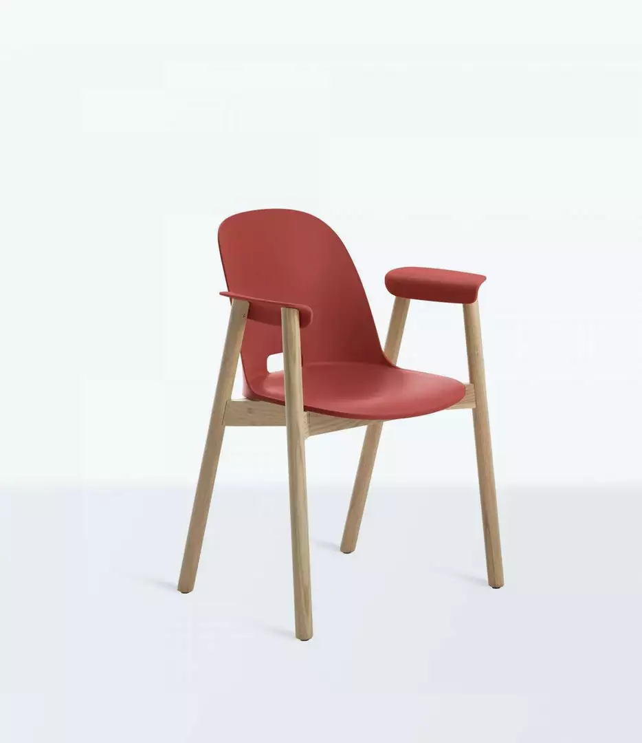 Emeco Alfi Recycled Armchair - Ash 2 Emeco Alfi Recycled Armchair - Ash