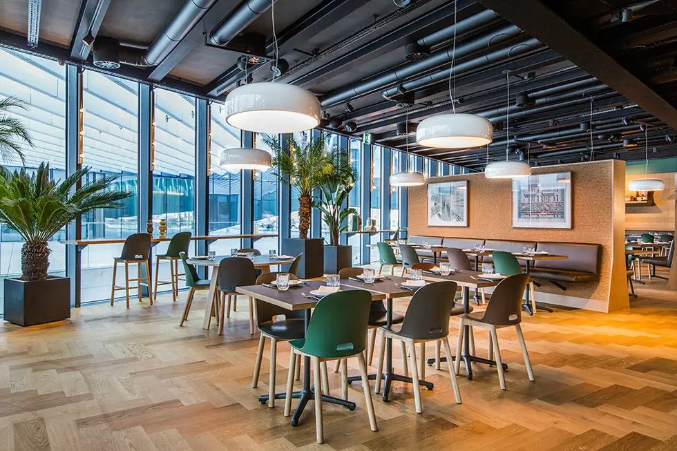 Emeco Alfi Recycled High Back Barstool - Ash 6 Emeco Alfi Recycled High Back Barstool - Ash