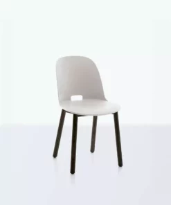 Emeco Alfi Recycled High Back Chair - Dark Ash