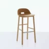 Emeco Alfi Recycled Low Back Barstool - Ash