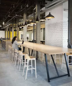 Emeco Alfi Recycled Low Back Barstool - Dark Ash Furniture