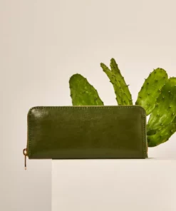 Allégorie Cactus Leather Long Wallet