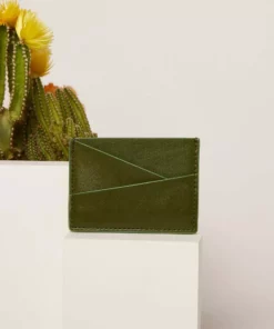 Allégorie Accessories Cactus Leather Puzzle Cardholder