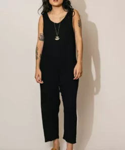 Altar Houseline Upcycled Jumpsuit - Black Best Sellers