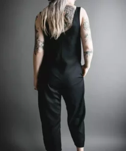 Altar Houseline Upcycled Jumpsuit - Black Best Sellers